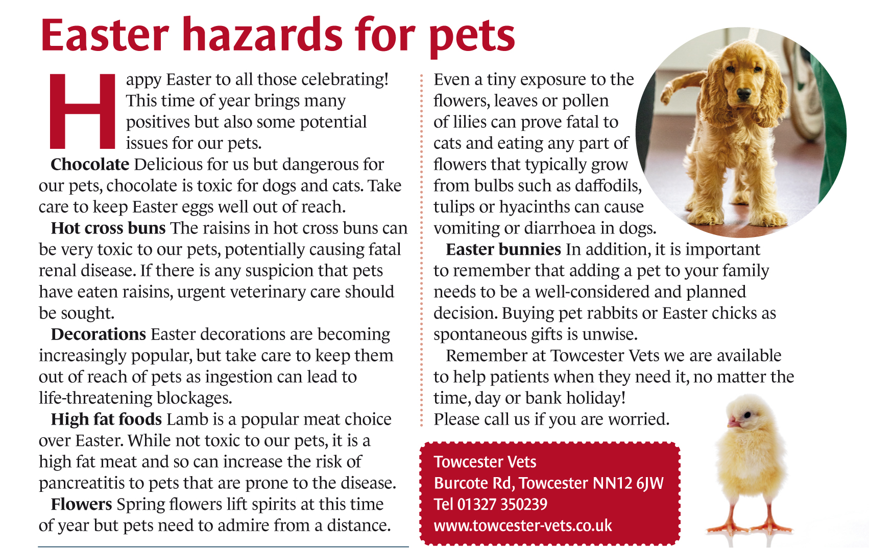 Towcester Vets Apr May26